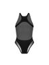 Sheer Opaque Swim Bodysuit