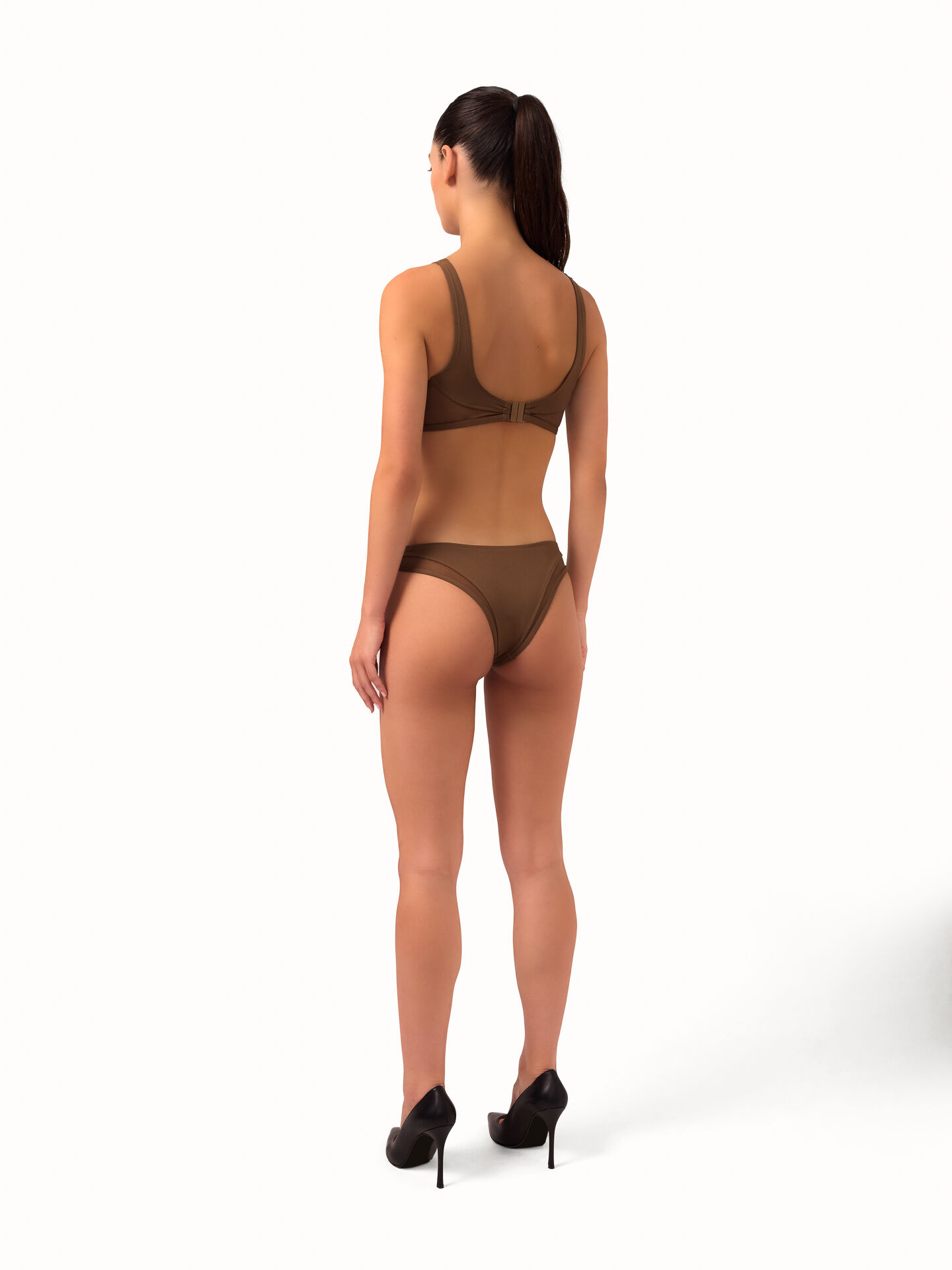 Sheer Opaque Swim Top
