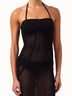 Net Ribs Swim Dress